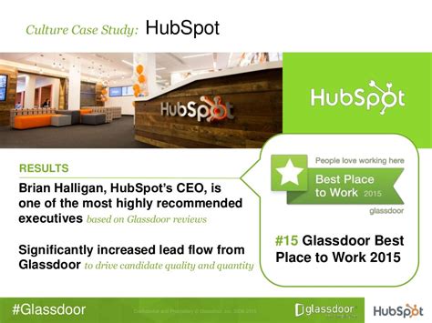 This employer has claimed their Employer Profile and is engaged in the Glassdoor community. . Glassdoor hubspot